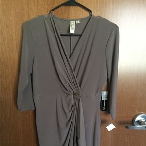 Soho apparel wrap dress NWT petite medium